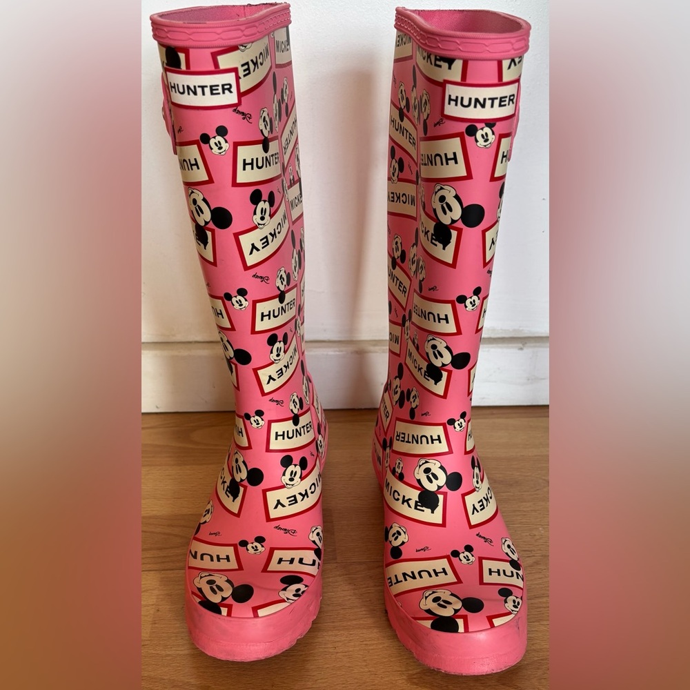 Disney Original Hunter Boots Girls Sz 6
